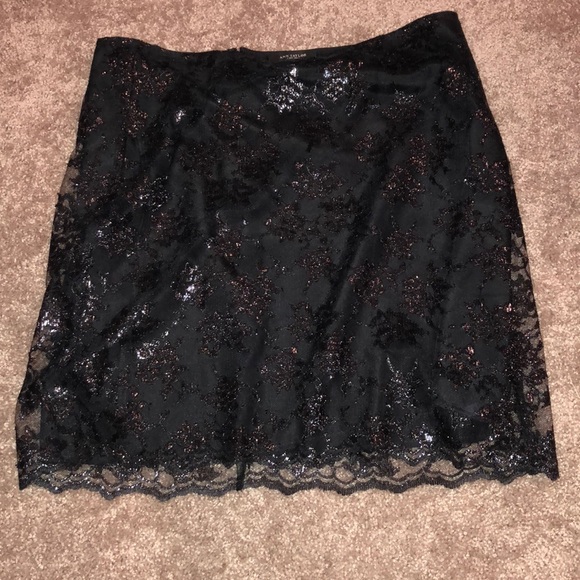 Ann Taylor Dresses & Skirts - Floral Detailed Ann Taylor Skirt